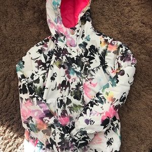 Bright colored ski jacket!